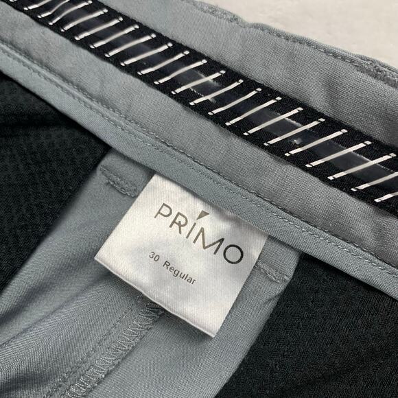 Primo Golf Jogger Pants Mens 30 Regular Light Gray Stretch Performance Zip Ankle - Picture 3 of 7